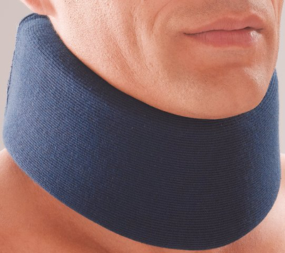 Image Collier cervical C1 Anatomic souple hauteur 7,5 cm, marine, taille 3