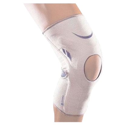 Image SILISTAB GENU OUVERTE Genouillère de contention avec fenêtre rotulienne taille 5